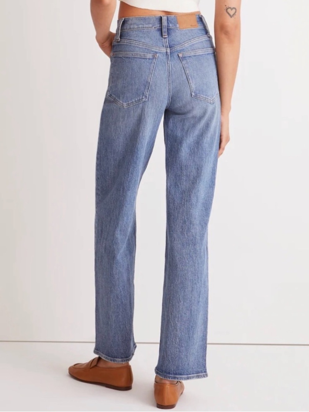 Madewell Perfect Vintage Wide-Leg Jeans Heathcote Wash (26) - Picture 3 of 10